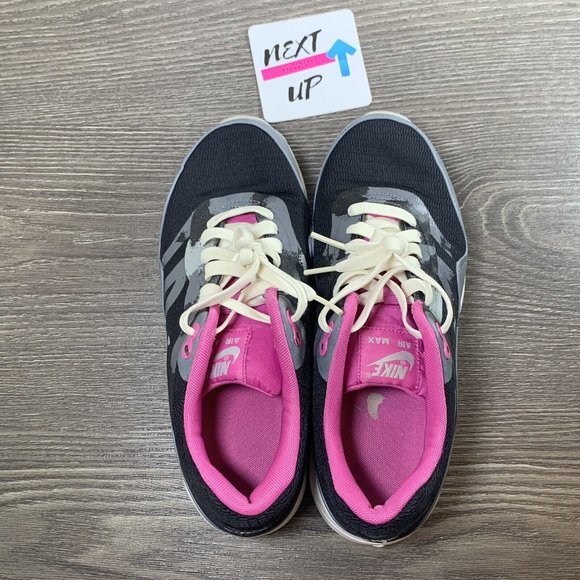 Nike Air Max 1 CMFT PRM‎ Black Pink Print Women’s Athletic Shoes Sneakers size 7 - Picture 7 of 8